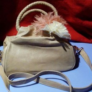 Talbots light brown leather purse